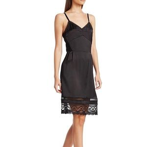Marc Jacobs The Liz Satin Slip Dress - Black